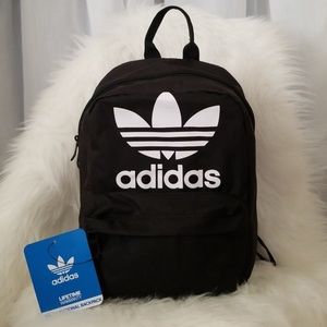 mini adidas black backpack